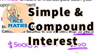 IGCSE amp GCSE Maths  Simple amp Compound Interest [upl. by Xer5]