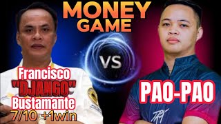 CHAMP Francisco quotDJANGOquot Bustamante 710 1Win 🆚 PAOPAO 🎱 10 BALLS 🎱 RACE 20 🔥 [upl. by Raymond]