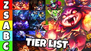 ULTIMATE GNAR SKIN TIER LIST SEASON 13 GNAR ONETRICK RANKS ALL GNAR SKINS 2023 [upl. by Luisa899]