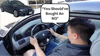 My Best Friend Reacts To My New BMW E46 330CI [upl. by Lutim]