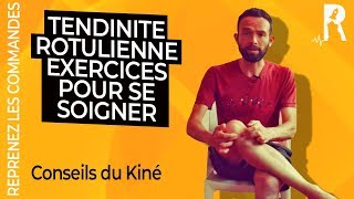 Tendinite rotulienne du genou  symptômes traitement et exercices kiné [upl. by Bobette]