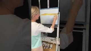 Sonnenuntergang mit Ölfarbe tutorial malen painting malerei landschaft [upl. by Lesak]