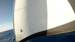 singlehanded sailing in Drake Passage wind Force 67  with selfrescue tether design 4 sea [upl. by Anuaek982]