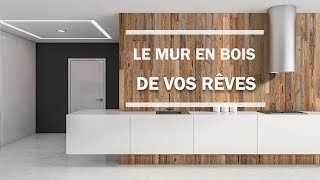 Créez un Mur en Bois Cocooning  Habillage mur intérieur  Idées Déco Parement Bois [upl. by Juanne903]