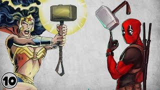 Top 10 Superheroes Who Can Lift Thor’s Hammer [upl. by Damien]