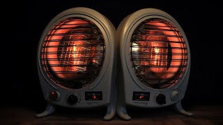 😴 Twin Fan Heater Sounds with Convector Fan Noise for Easy Sleep [upl. by Artimas]