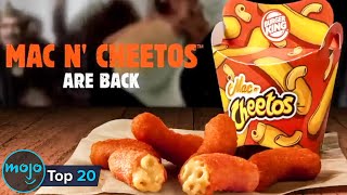 Top 20 Outrageous Fast Food Items [upl. by Hoopen921]