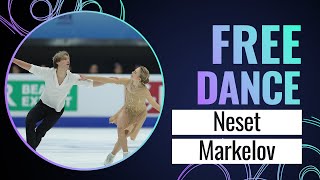 NESET  MARKELOV USA  Ice Dance Free Dance  GP Final 2023  JGPFigure [upl. by Steinway]