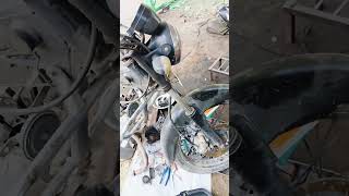 Bajaj CT 100 mein disc break lagaen 5 2024 [upl. by Daisie]