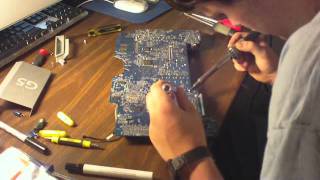 Apple iMac G5 Capacitor Repair [upl. by Ocirred]