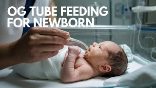 OG TUBE FEEDING FOR BABY in NICU [upl. by Nyrhtakyram958]