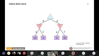 10 Adversarial Search cont and Expectimax 20210727 132151 Meeting Recording [upl. by Dodi]