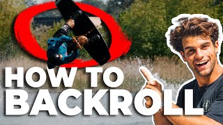 How To Do A Backroll The Easy Way  Cable Wakeboarding Tutorial [upl. by Sug677]