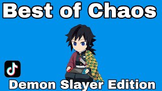 TikTok Compilation  Best of Chaos Demon Slayer Edition [upl. by Landes]