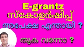 Egrants Scholarship എന്തായി തുക വന്നോ Egrants scholarship 202021 Egrants Track Application [upl. by Lasorella768]