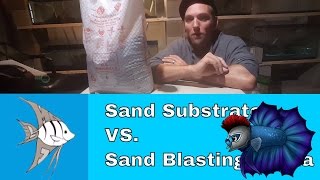 Sand Substrate Comparision  Aquarium Sand Substrate Vs Sand Blasting Media Sand [upl. by Buonomo]