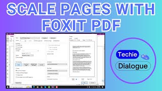 How to Scale Pages With Foxit PDF [upl. by Carbrey]