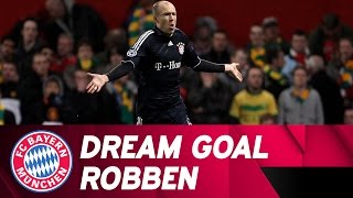 Robbens Dream Goal sends ManU home  Champions League 20092010 [upl. by Azeret441]