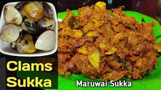 How To Cook Clams In South Indian Style  Manglore Style Clams Sukka  Clams Sukka Recipe [upl. by Noyad]