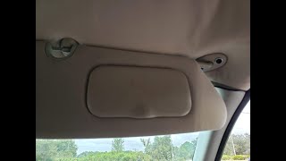 Repair of sun visor 2005 Town and Country minivan [upl. by Aivlis]