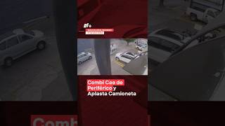 Combi cae de Periférico Norte y aplasta camioneta  N Shorts [upl. by Lehcer941]