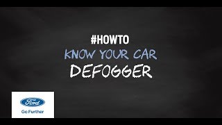 Know Your Car  Defogger [upl. by Willock221]