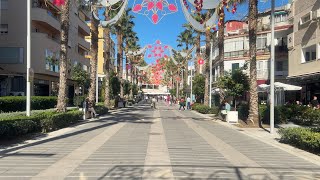 Belvárosi séta novemberben  Torremolinos Spanyolország [upl. by Oluap]