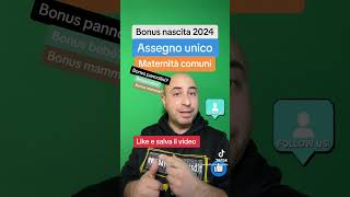 Bonus nascita 2024bonusnascita [upl. by Milano290]