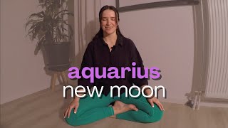 GUIDED MEDITATION Aquarius New Moon  February 9 2024 [upl. by Naitsyrk]