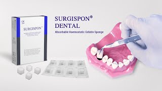 Surgispon Dental haemostatic sponge [upl. by Aicile]