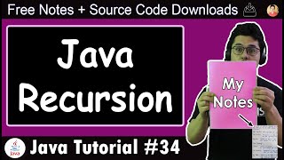 Java Tutorial Recursion in Java [upl. by Gerdeen]