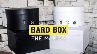 Hard Board Box Making  Gift Box tutorial  DIY Project [upl. by Zingg]