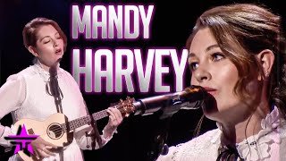 Mandy Harvey The Deaf Singer That Won Simon Cowells Heart  BEST MOMENTS [upl. by Drofnelg991]