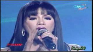 WHITNEY HOUSTON Medley  Regine Velasquez at her Worst Voice HD [upl. by Lorre603]