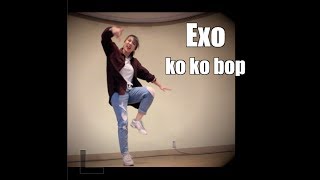 정확한 안무커버엑소 코코밥 안무 Exo  ko ko bop [upl. by Lletnohs]