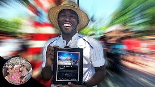 We gave an award to an AMAZING Disneyland Cast Member  He DESERVES more  Disneyland vlog 16 [upl. by Romilly]