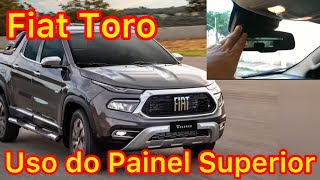 FIAT TORO Como Usar o Painel Superior [upl. by Osmond]