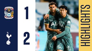 COVENTRY CITY 12 TOTTENHAM HOTSPUR  CARABAO CUP HIGHLIGHTS  DRAMATIC LATE JOHNSON WINNER [upl. by Bonni]