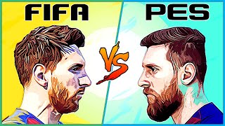 LIONEL MESSI FIFA vs PES 2005  2020 [upl. by Ykcaj]