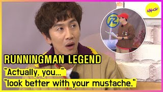 RUNNINGMAN quotActually youquot quotlook better with your mustachequot ENGSUB [upl. by Christoforo]