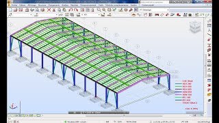 Robot Structural AnalysisSteel PART N°1  Conception et Étude dun ouvrage métallique [upl. by Nitfa957]