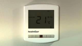 Locking your Heatmiser Slimline Thermostat [upl. by Aneahs578]