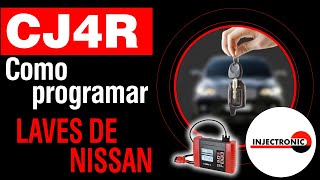 Como programar llaves Nissan con tu equipo de diagnostico CJ4R [upl. by Athalia]