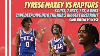 Tyrese Maxey looks like an AllStar Diving deep into the tape on why the 76ers traded James Harden [upl. by Llertnad]