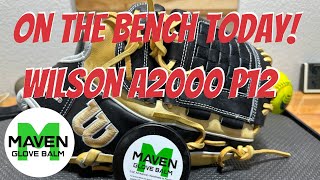 Wilson A2000 P12 12quot Pitchers Fastpitch Glove  Full BreakIn Service [upl. by Etana]