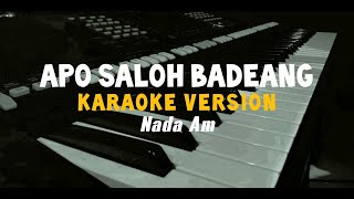 Karaoke APO SALOH BADEANG Nada Pria  ROAD TO VALADA 2019 [upl. by Nerej142]