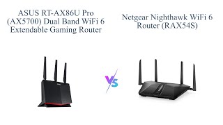 ASUS RTAX86U vs NETGEAR Nighthawk WiFi 6 Router 🛡️📶🎮 [upl. by Ennaitsirhc123]