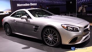 2017 MercedesBenz SL550 Roadster  Exterior and Interior Walkaround  2016 New York Auto Show [upl. by Eceinert]