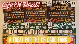 £30 mix of lotto scratch cards How many of these 6 £5 scratch cards will be winners [upl. by Htebilil]