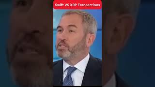 Brad Garlinghouse CEO of Ripple talks Swift VS XRP Transactions shorts short [upl. by Marya]